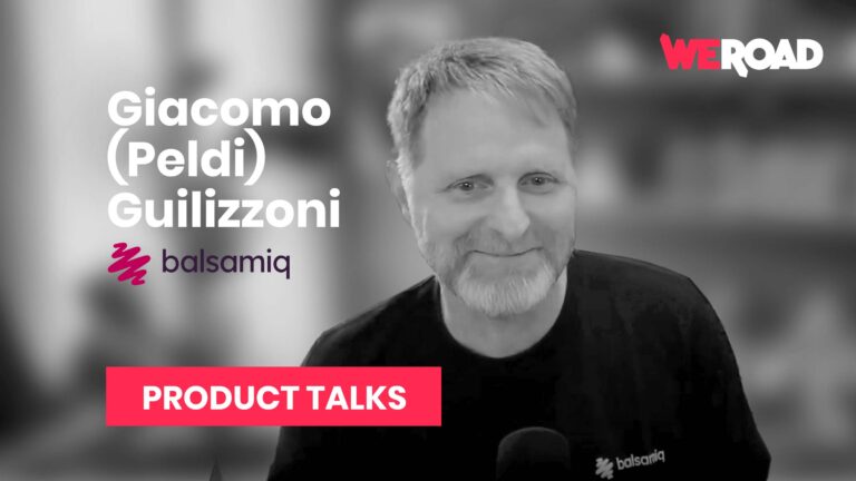 Product Talks – Peldi (Giacomo Guilizzoni) telling the story behind Balsamiq